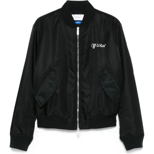 Jackets > Bomber Jackets - - Off White - Modalova