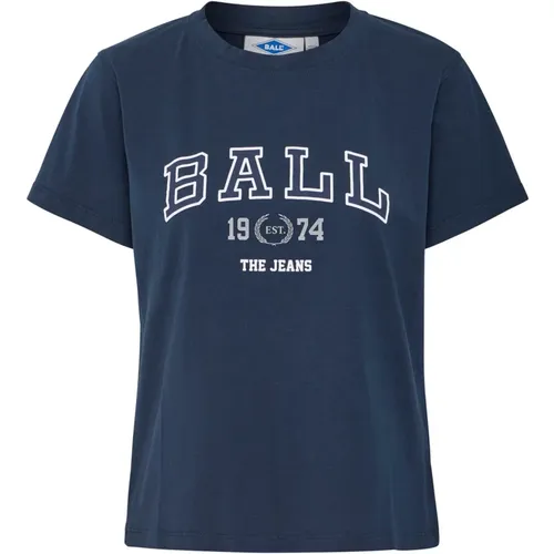 Ball - Tops > T-Shirts - Blue - Ball - Modalova