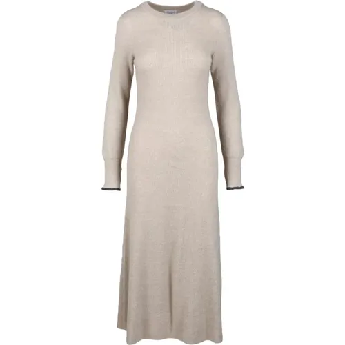 Dresses > Day Dresses > Knitted Dresses - - BRUNELLO CUCINELLI - Modalova