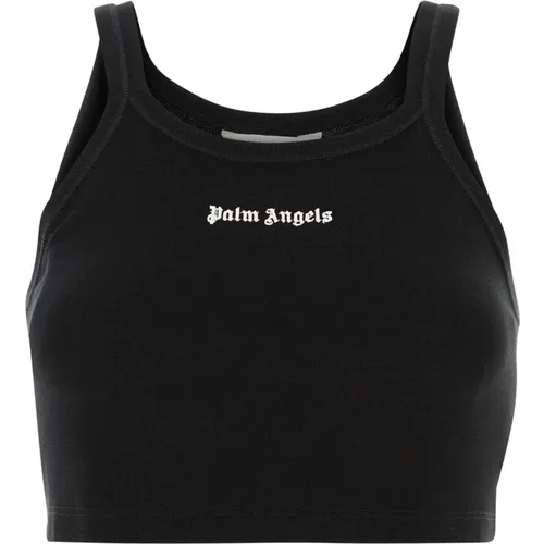 Tops > Sleeveless Tops - - Palm Angels - Modalova