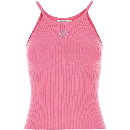 Tops > Sleeveless Tops - - Sporty & Rich - Modalova