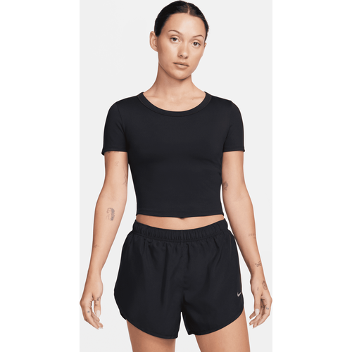 Crop top Dri-FIT à manches courtes One Fitted - Nike - Modalova