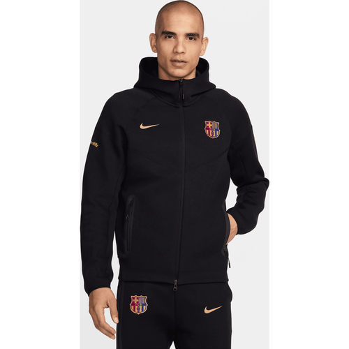 Sweat à capuche et zip Football FC Barcelona Tech Fleece Windrunner - Nike - Modalova