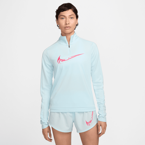 Vêtement deuxième couche de running Dri-FIT à 1/4 de zip Swoosh - Nike - Modalova