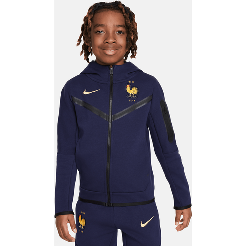 Sweat à capuche et zip  Football FFF Tech Fleece pour ado (garçon) - Nike - Modalova