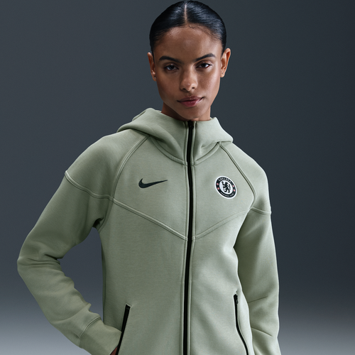 Sweat à capuche et zip en Fleece Football Chelsea FC Tech Windrunner - Nike - Modalova