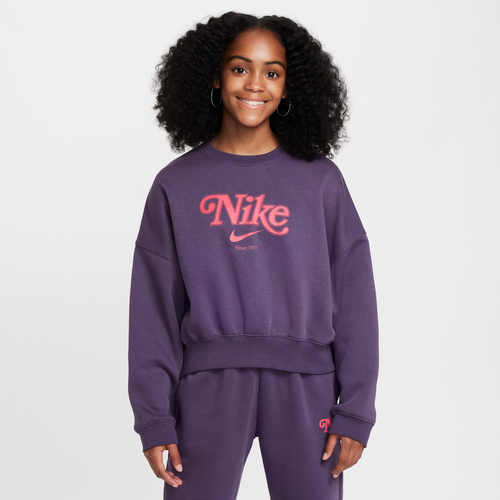 Sweat court en tissu Fleece Sportswear pour fille - Nike - Modalova