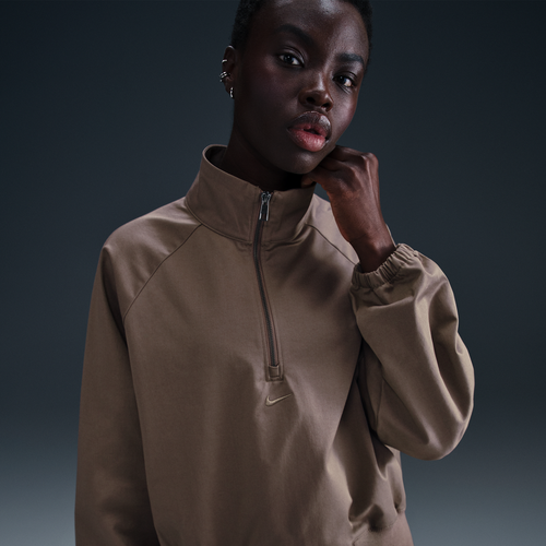 Haut à 1/4 de zip en sergé oversize Sportswear Collection - Nike - Modalova