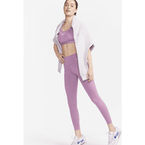 Legging 7/8 taille mi-haute à maintien supérieur avec poches Go pour femme - Nike - Modalova