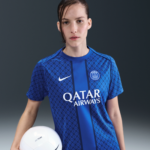 Haut de foot à manches courtes d'avant-match Dri-FIT Paris Saint-Germain Academy Pro Domicile - Nike - Modalova