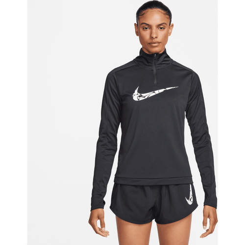 Vêtement deuxième couche Dri-FIT à 1/4 de zip Swoosh pour femme - Nike - Modalova