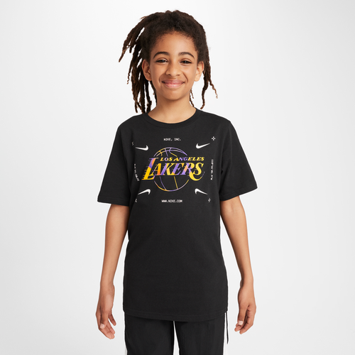 T-shirt à logo NBA Los Angeles Lakers pour ado (garçon) - Nike - Modalova
