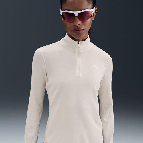 Haut de running deuxième couche Dri-FIT à 1/4 de zip Trail - Nike - Modalova