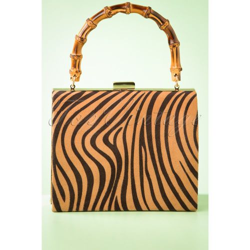 Zebra Box Bag Années 50 en et - darling divine - Modalova