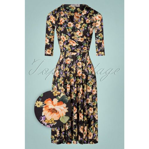 Ditsy Floral Swing Dress Années 50 en - vintage chic for topvintage - Modalova