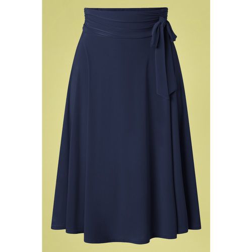 Aliyah Swing Skirt en Bleu Marine - vintage chic for topvintage - Modalova