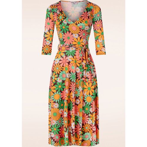 Faith Groovy Flower Swing Dress en Multi - vintage chic for topvintage - Modalova