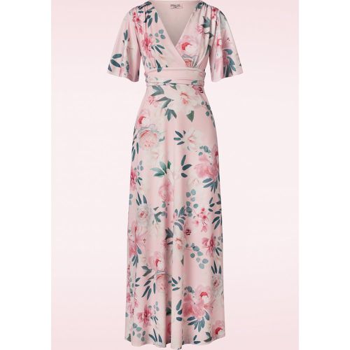 Eleanor Floral Glitter Maxi Dress en - vintage chic for topvintage - Modalova