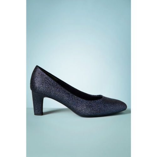 Escarpins Sally en Marine Glamour - tamaris - Modalova