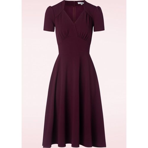 Robe Hollywood Circle en Jersey Crêpe Bordeaux - Very Cherry - Modalova