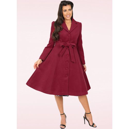 Manteau Évasé Linda en Rouge - hearts & roses - Modalova