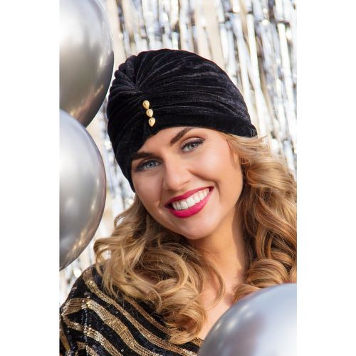 Warlock Velvet Turban Hat Années 20 en - Banned Retro - Modalova