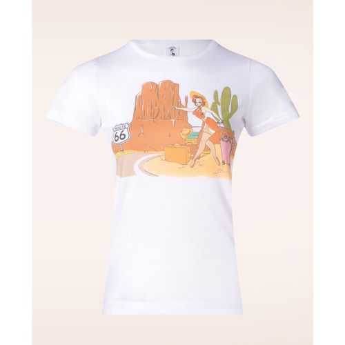 T-shirt The Traveler en blanc - PinRock - Modalova