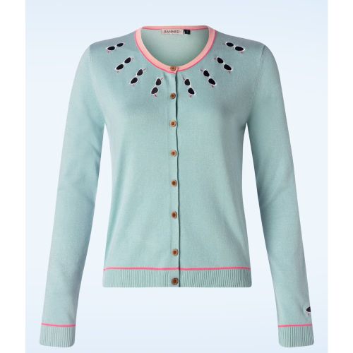 Gilet Summer Shade Chic en Menthe - Banned Retro - Modalova