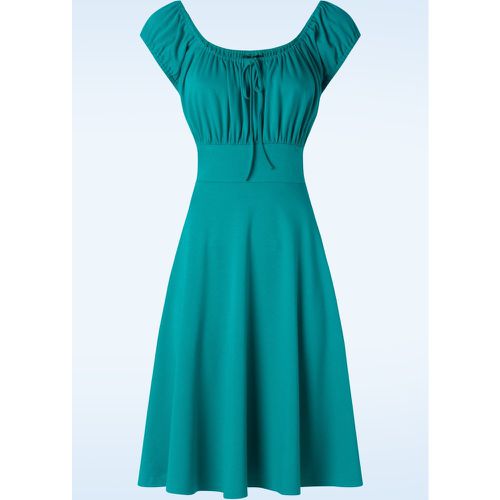 Robe corolle Tessy en turquoise - Vixen - Modalova