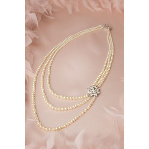 Paris Pearls Crystal Necklace Années 20 - lovely - Modalova