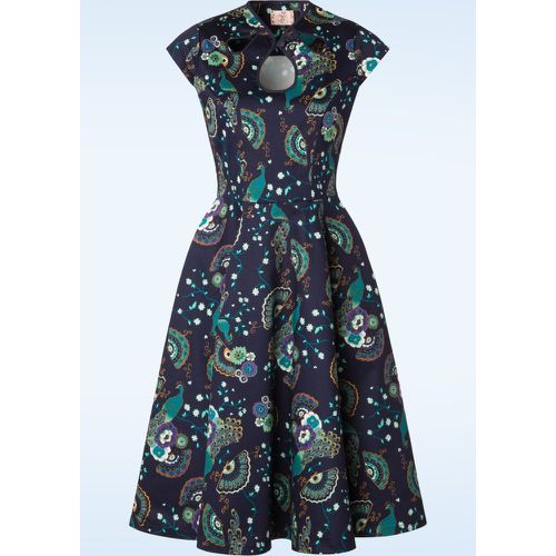 Proud Peacock Swing Dress Années 50 en nuit - Banned Retro - Modalova