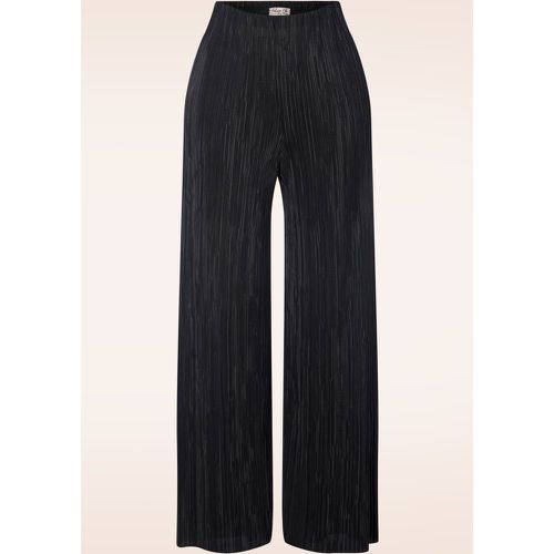 Pantalon plissé Pia en noir - vintage chic for topvintage - Modalova