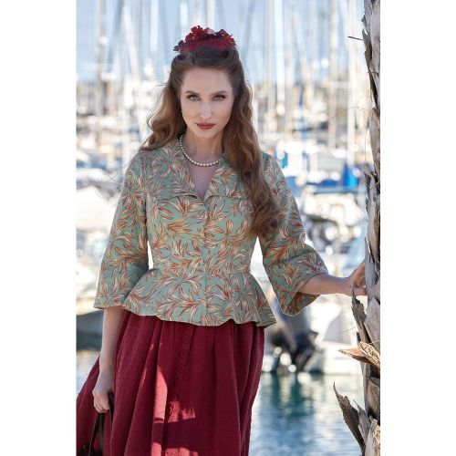 Blazer Palma Siren en lin menthe - miss candyfloss - Modalova