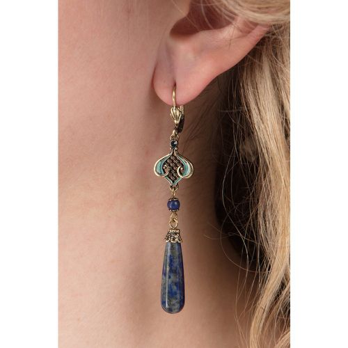 Lapis Drop Earrings Années 20 en - lovely - Modalova