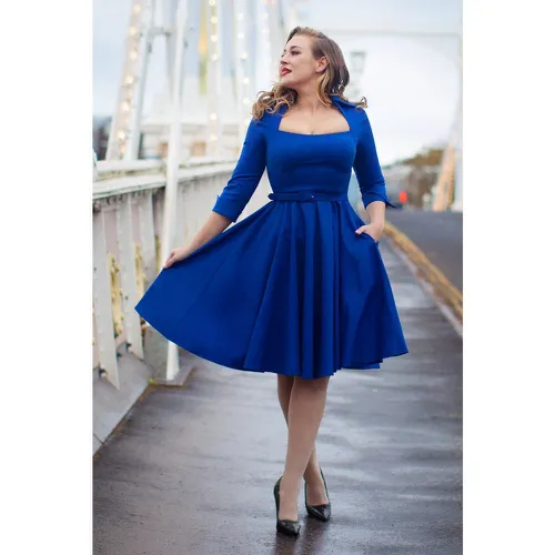 Robe corolle Lorelei en de cobalt - glamour bunny - Modalova