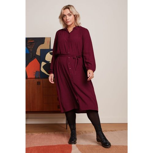 Robe Carina Piper en rouge cabernet - king louie - Modalova