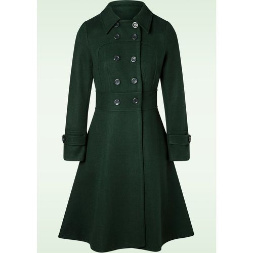 Daria Double Breasted Coat Années 60 en Caban - Vixen - Modalova