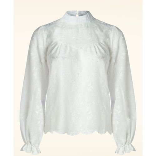 Blouse Julie en dentelle blanche - Smashed Lemon - Modalova