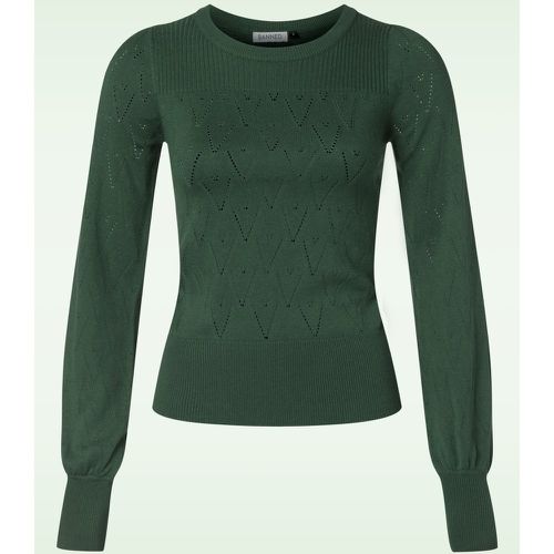 Pull Ruth en vert olive - Banned Retro - Modalova