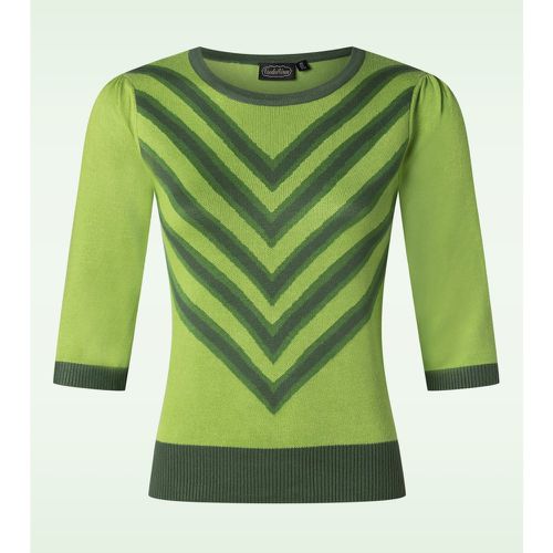 Pull V Pattern en vert - Vixen - Modalova