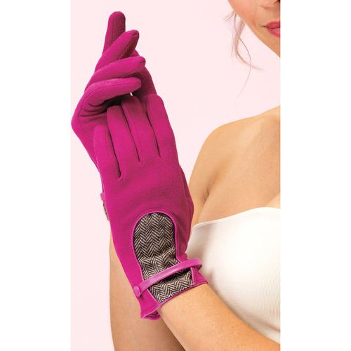 Gants Genevieve en fuchsia - powder - Modalova