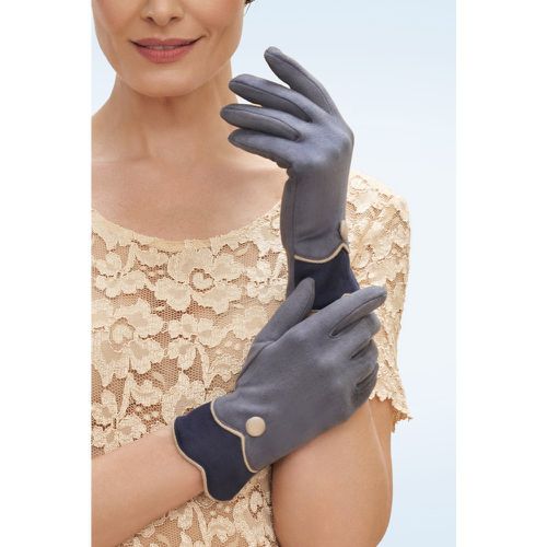 Gants Pandora en bleu ardoise - powder - Modalova