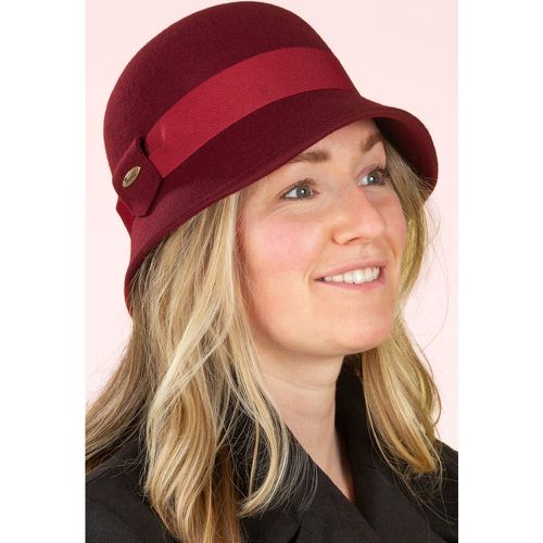 Chapeau cloche Natalie en bordeaux - Bronté - Modalova