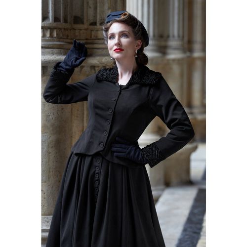 Blazer Silvia Lou en noir - miss candyfloss - Modalova