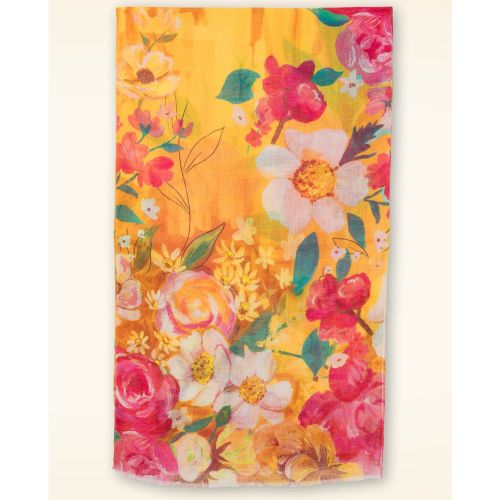 Foulard fleuri Impressionist en et - powder - Modalova