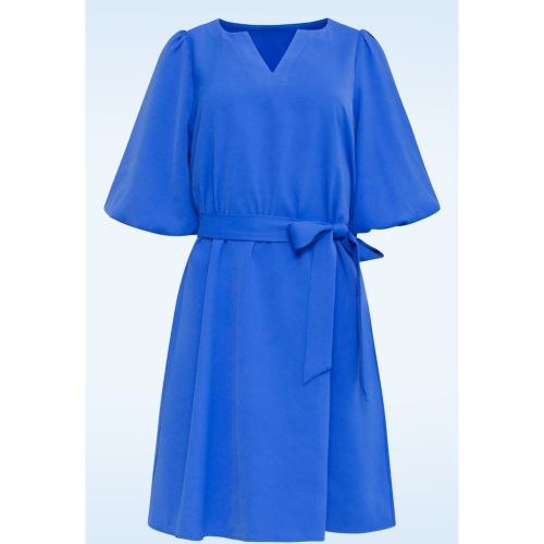 Robe Greta en bleu cobalt - Smashed Lemon - Modalova