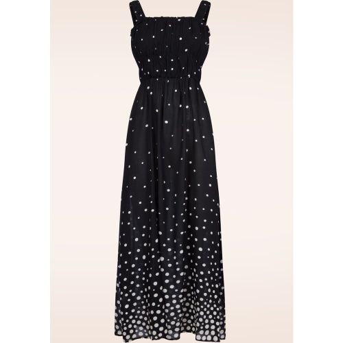 Dotty Midi Dress in Black - Surkana - Modalova