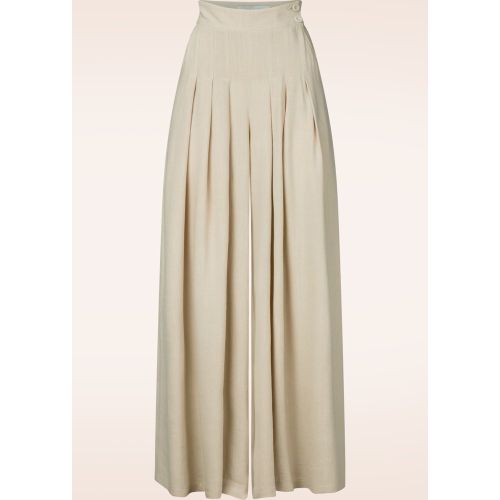 Topvintage exclusive ~ Pantalon palazzo Harper Kat en lin - miss candyfloss - Modalova