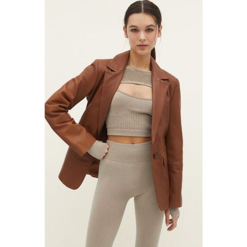 Blazer En Nappa Xl - Stradivarius - Modalova
