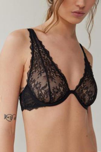 Out From Under Miranda Firecracker Lace Sheer Triangle Bralette